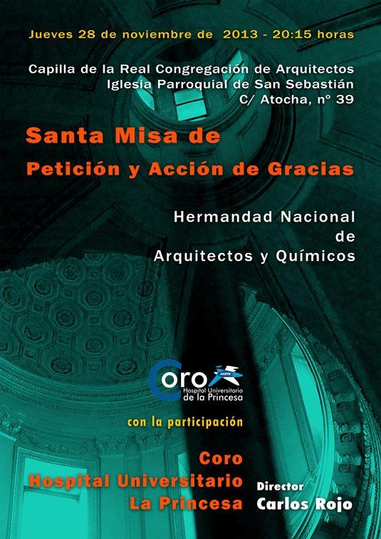 Cartel de la Misa en San Sebastián