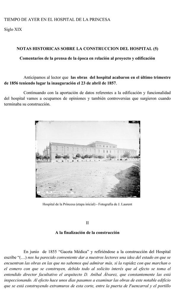 NOTAS HISTÓRICAS SOBRE LA CONSTRUCCIÓN DEL HOSPITAL (5)